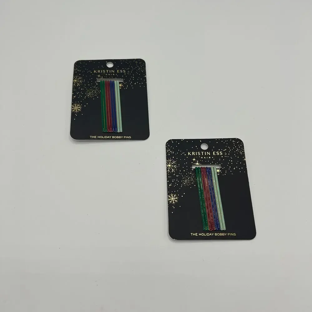 Kristin Ess Two Packs of Emerald Bobby Pins - NWT